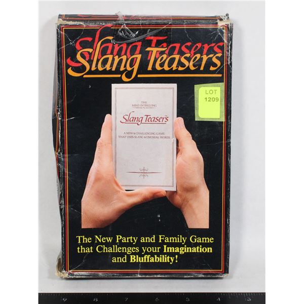 SLANG TEASERS