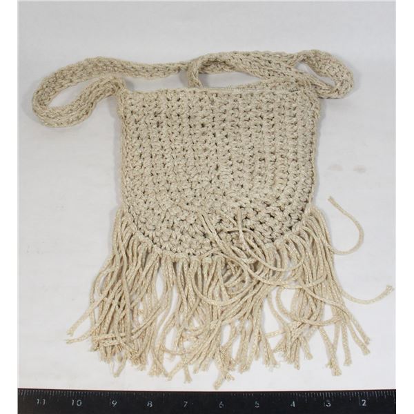 VINTAGE - MADE IN ITALY TASSEL BAG