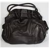 Image 2 : BROWN PEBBLED BOHO LEATHER BAG BY COLE HAAN