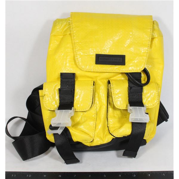 KENDALL AND KYLIE YELLOW INDUSTRIAL BACKPACK