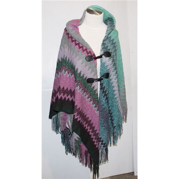 ZIGZAG PONCHO