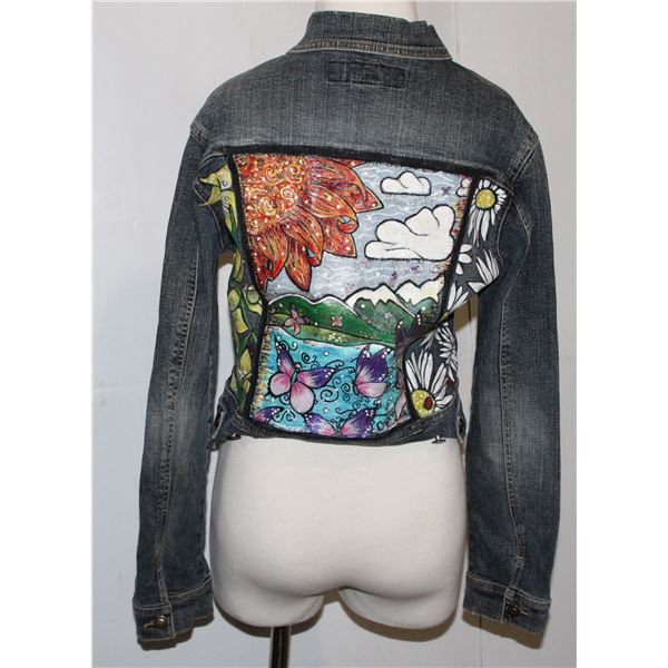 SEAN JOHN DENIM WITH HAND PAINTED BACK