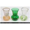 Image 1 : VINTAGE ANCHOR HOCKING EMERALD GREEN BUD VASE