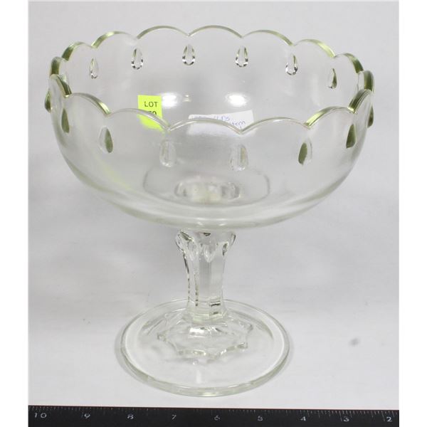 1950'S TEARDROP PATTERN COMPOTE BOWL