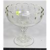 Image 1 : 1950'S TEARDROP PATTERN COMPOTE BOWL
