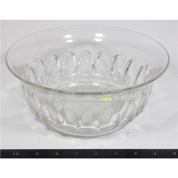 ANTIQUE EAPG 8" COMPORT US GLASS ARCHED OVALS