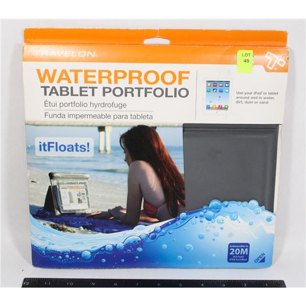 WATERPROOF TABLET PORTFOLIO - IPAD COVER