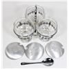 Image 2 : VINTAGE LIBBEY MID-CENTURY MODERN CONDIMENT CADDY