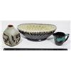 Image 1 : 3 POTTERY ITEMS
