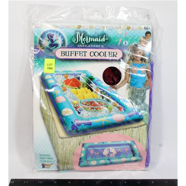 MERMAID INFLATABLE BUFFET COOLER