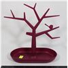 Image 1 : PURPLE TREE JEWELRY ORGANIZER OF TRINKET HOLDER