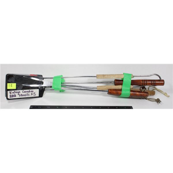 VINTAGE CANADIAN BBQ UTENSILS