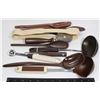 Image 1 : 12 VINTAGE MELAMINE KITCHEN UTENSILS