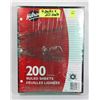 Image 1 : 4 PACKS OF 200 LOOSE, RULED SHEETS