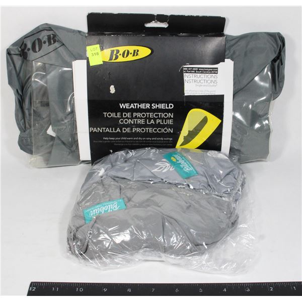 3 STROLLER WEATHER SHIELDS