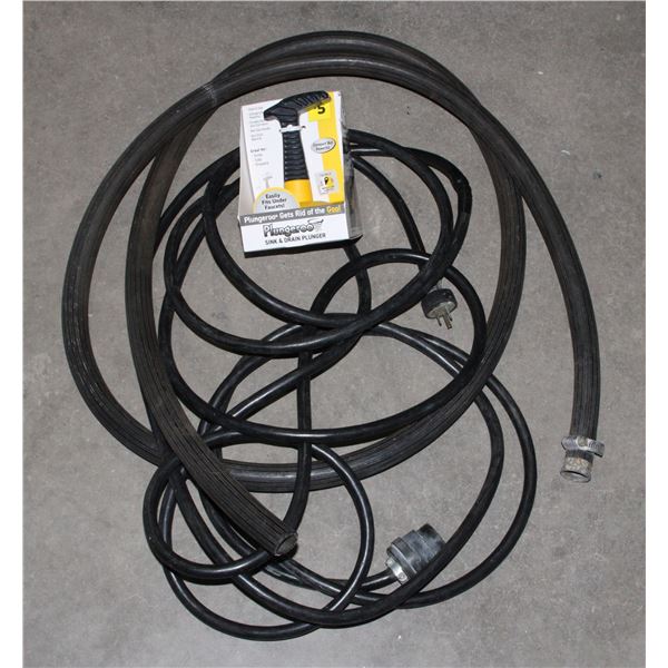 ELECTRICAL CORD/ HOSE + MINI PLUNGER