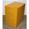 Image 1 : 2 DRAWER FILING CABINET - CANARY YELLOW