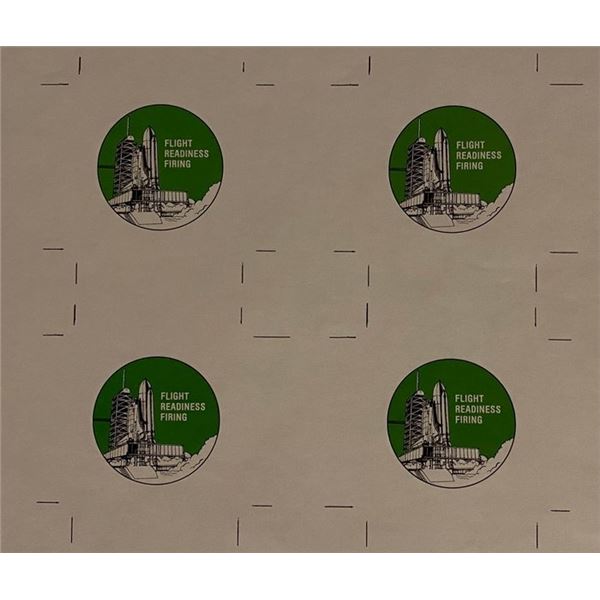 1981 STS-1 KSC 2-20 NASA Kennedy Space Center vintage decal