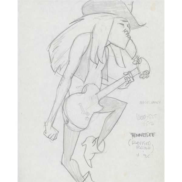 Marvel Artist Tony Salmons original signed sketch