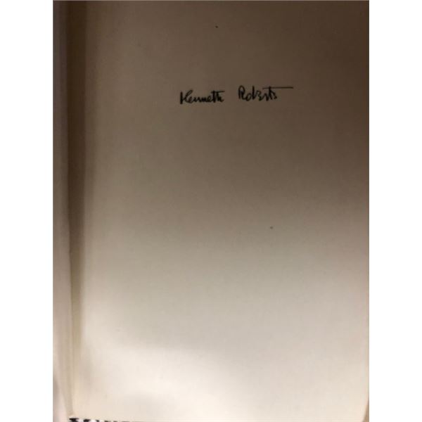 Kenneth Roberts signed book