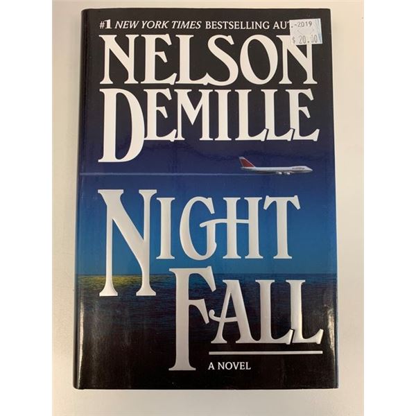 Night Fall Nelson DeMille signed first edition book