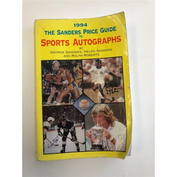 1994 Sanders guide to price autographs signed book