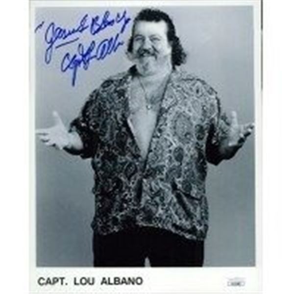 Capt. Lou Albano Signed Photo