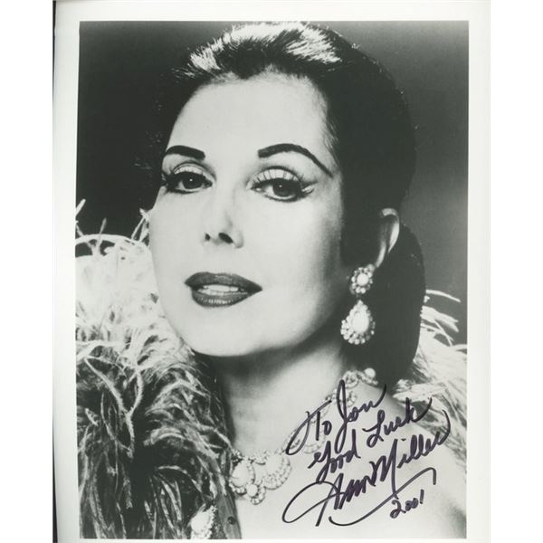 Ann Miller signed photo