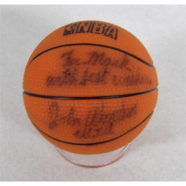 UCLA Bruins John Wooden Signed Basketball JSA Authenticated