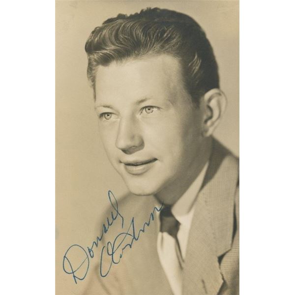 Singin In The Rain Donald O'Connor signed photo