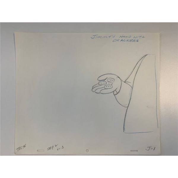 The Flintstones original hand drawn artwork for cartoon