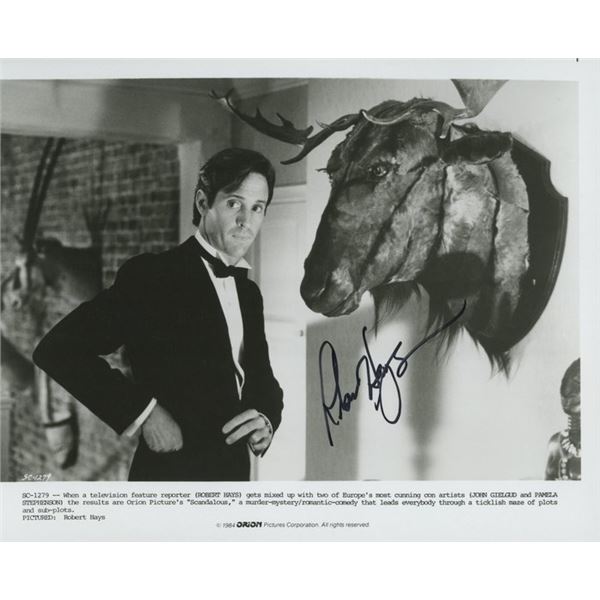 Scandalous Robert Hays signed movie photo