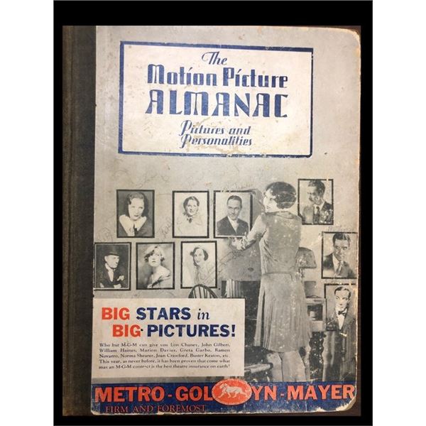 The Motion Picture Almanac vintage hardcover book
