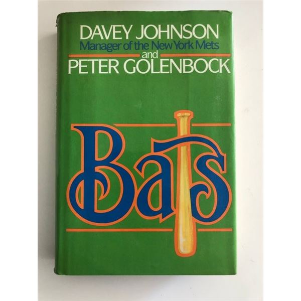 Bats 4 Time World Series Winner Davey Johnson signed book