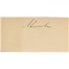 Image 1 : Abraham Lincoln signature cut