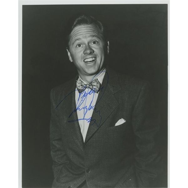 Mickey Rooney signed photo. GFA Authenticated