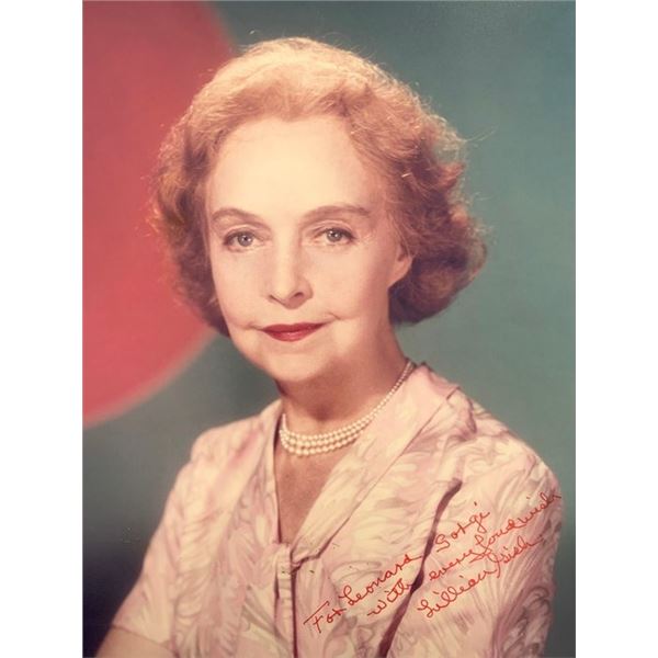 The Birth Of A Nation Lillian Gish signed photo