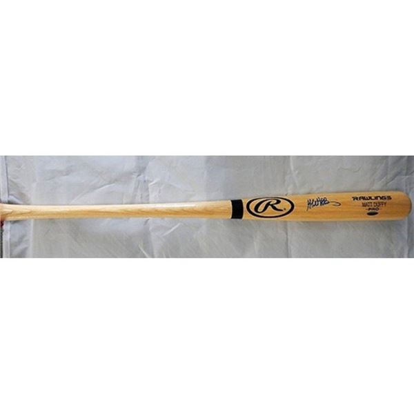 Tampa Bay Rays Matt Duffy Signed Bat Tristar Authenticated
