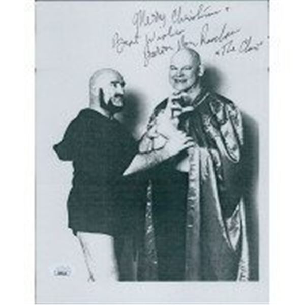 WWE WWF Wrestler Baron Von Raschke Signed Photo