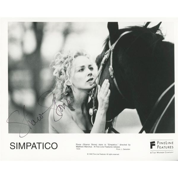 Sharon Stone signed movie photo