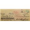 Image 1 : Football Coach Clark Shaughnessy double signed check