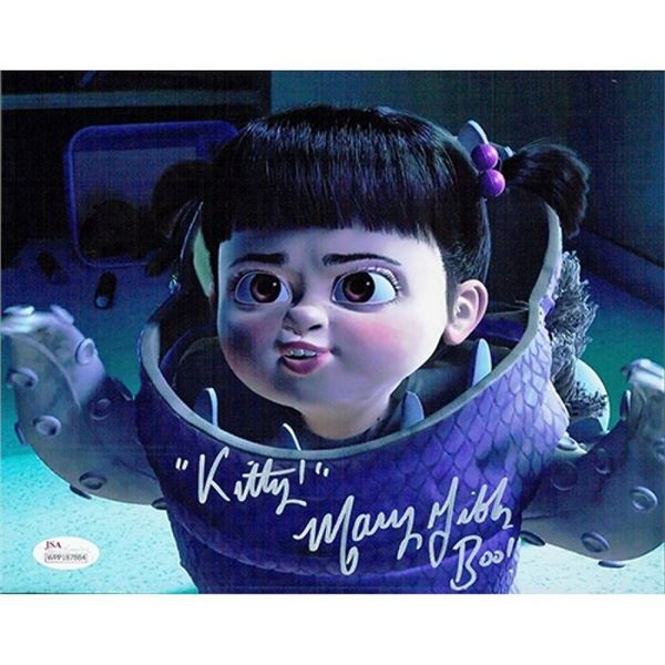Monsters, Inc. Mary Gibbs Signed 8x10 Matte Photo JSA Authenticated