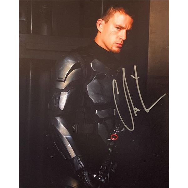 G.I. Joe: The Rise of Cobra Channing Tatum signed movie photo