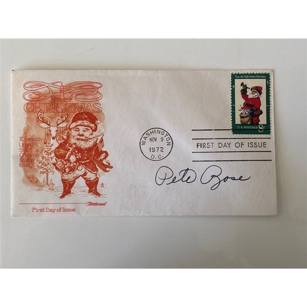 MLB Great Pete Rose signed first day cover