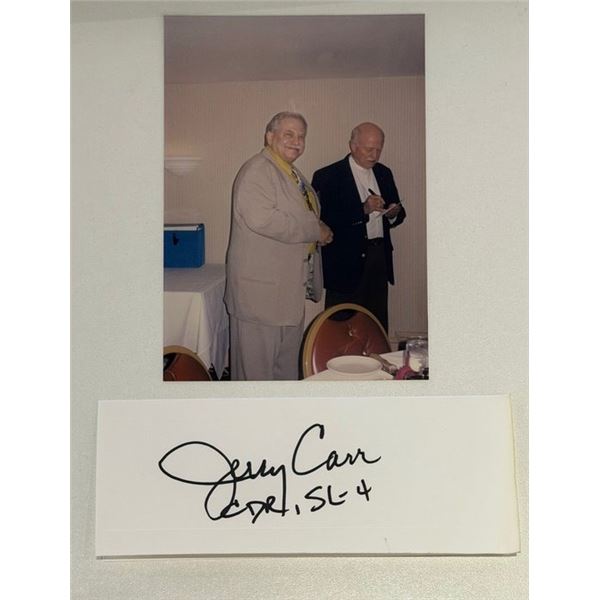 Astronaut Jerry Carr Signed Card