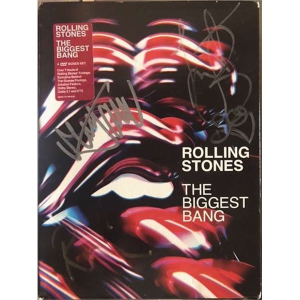 The Rolling Stones The Biggest Bang signed DVD Box set