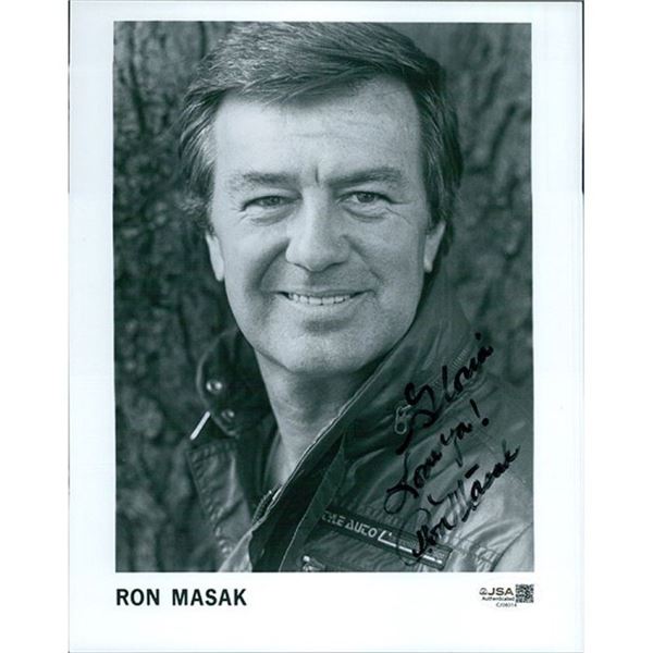Murder, She Wrote Ron Masak Actor Signed Photo JSA Authenticated Personalized