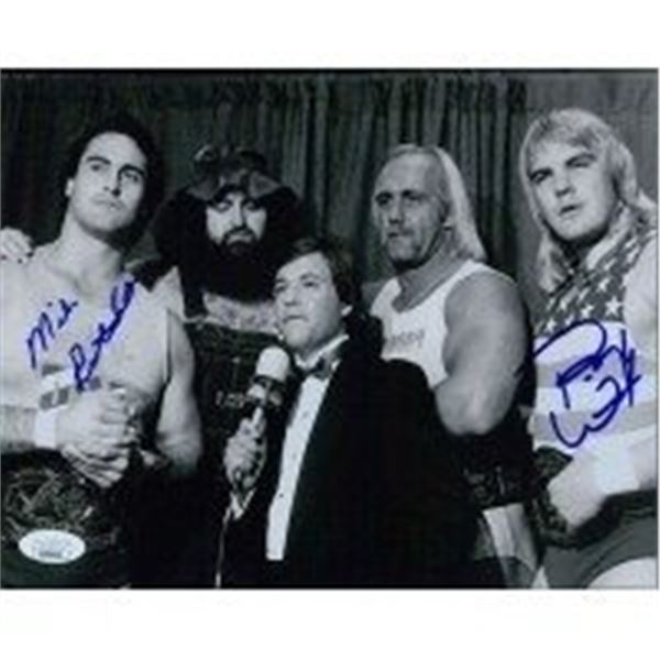 US Express Barry Windham Mike Rotunda Signed Photo