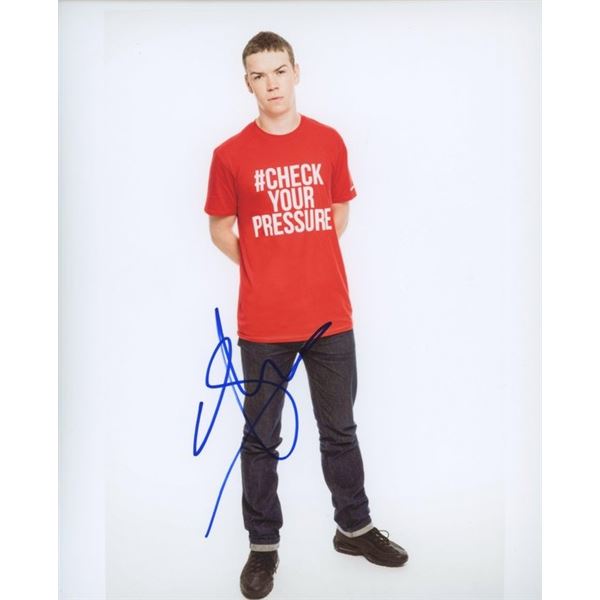 Guardians of The Galaxy Will Poulter signed photo