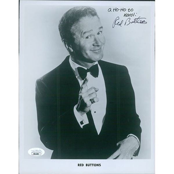 Comedian Red Buttons  Signed 8x10 Glossy Photo JSA Authenticated